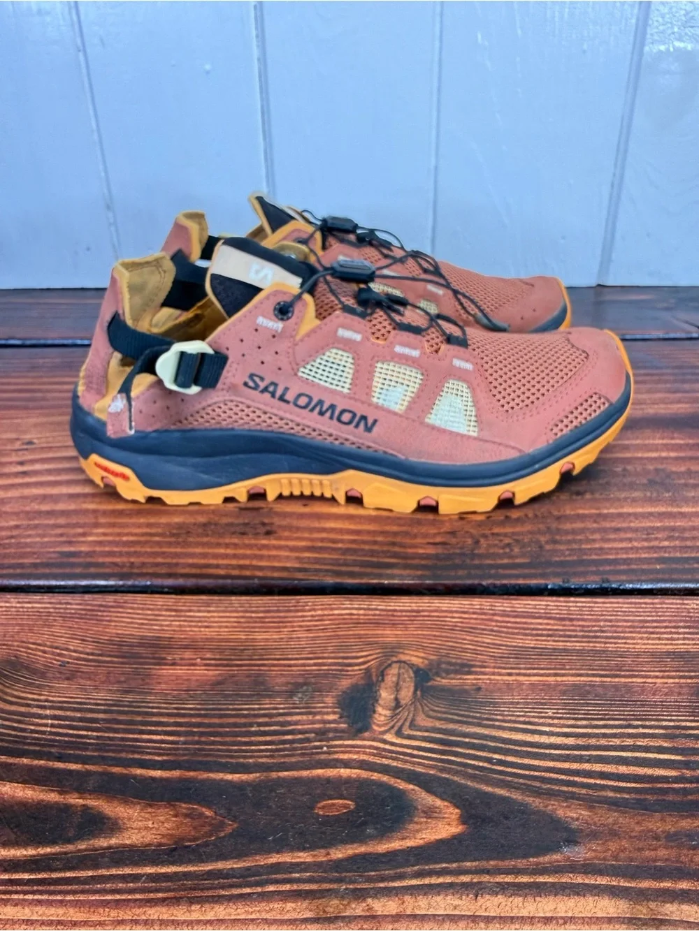Salomon Techamphibian 5 Water Trail Shoes Quicklace Contagrip Women’s 7